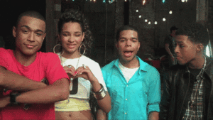 Jessica Jarrell and Diggy Simmons 