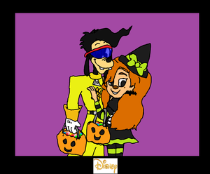  Max and Roxanne Trick of Treat Cuties (A Goofy Movie)