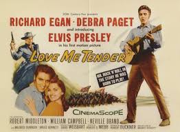 Movie Poster 1956 Film, pag-ibig Me Tender