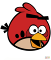 Red Angry Bïrd Colorïng Page Free Prïntable Colorïng Pages - angry-birds fan art