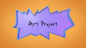  Rugrats - Art Project titre Card