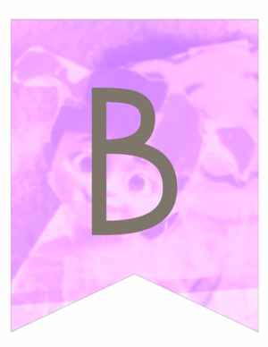  Sïmple Banner Letters B
