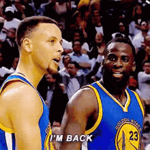Stephen Curry and Draymond Green 