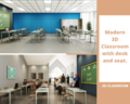 3D Classroom, Students and Teacher - design photo