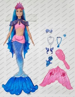  Barbie: Mermaid Power búp bê barbie "Malibu" Roberts Mermaid Doll