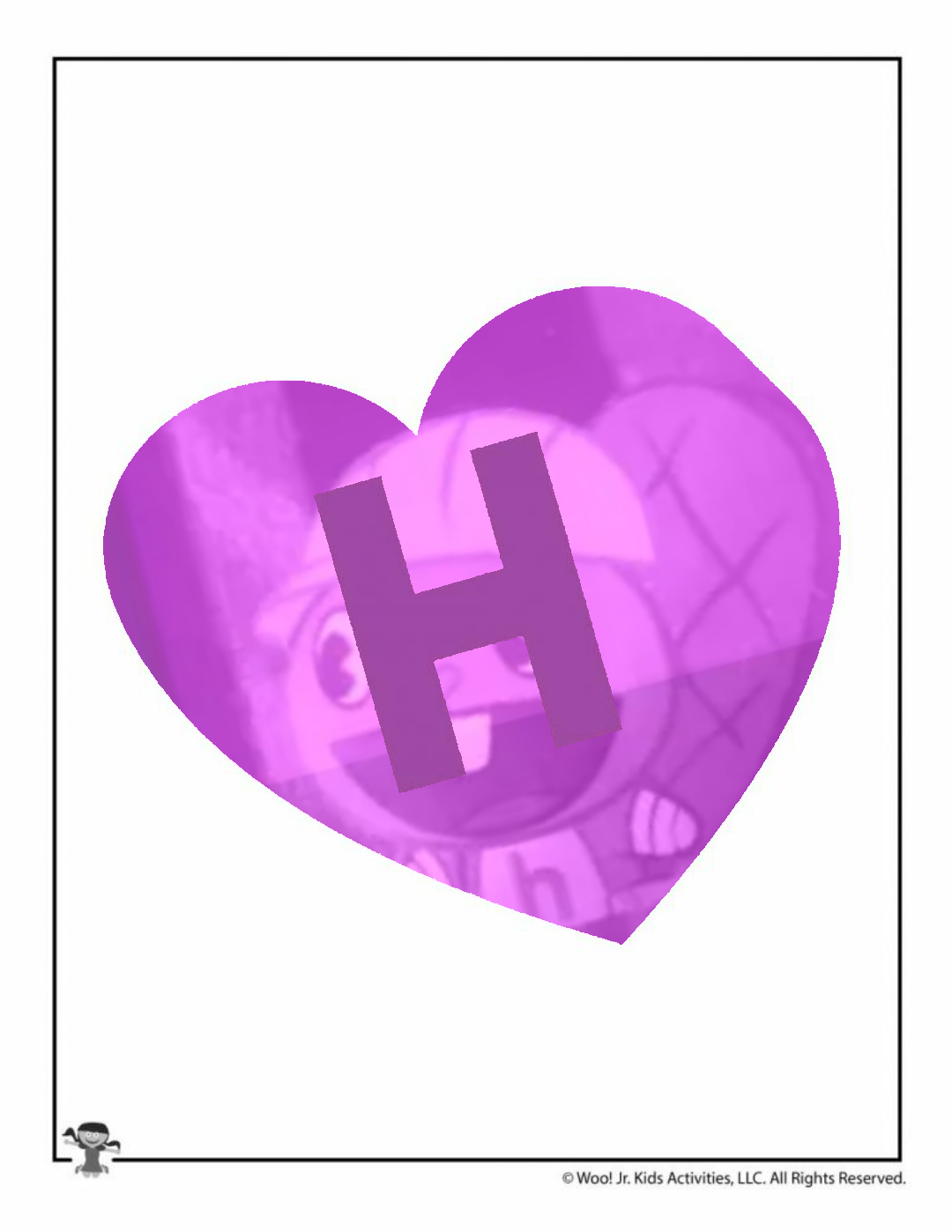 Conversatïon Heart Letter H - The Letter H Fan Art (44225404) - Fanpop