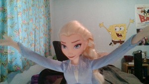Elsa Came By To Give Out Some Hugs