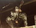 Gene ~Fayetteville, North Carolina...December 27, 1976 (Rock and Roll Over Tour)  - kiss photo