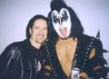 Gene and Bruce Kulick ~Inglewood, California...December 18, 2003 (World Domination Tour)  - kiss photo