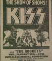 KISS ~Buffalo, New York...January 26, 1978 (Alive II Tour)  - kiss photo