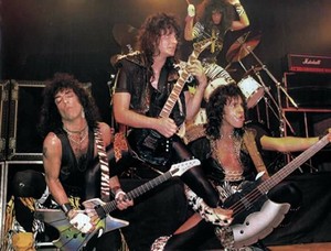 KISS (NYC) February 8, 1984 (video shoot for Heaven's on Fire) 