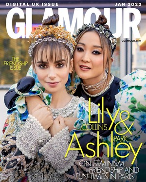 Lily Collins & Ashley Park for Glamour UK (January 2022)