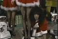 Paul Stanley on MTV as Guest (Santa) VJ...December 24, 1985  - kiss photo