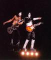 Paul and Ace ~Rotterdam, Netherlands...December 10, 1996 (Alive Worldwide Reunion Tour) - kiss photo