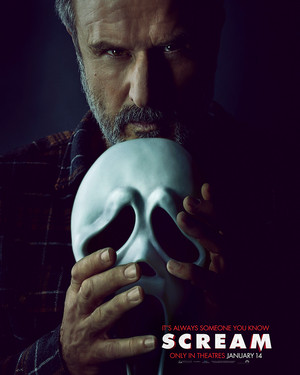  Scream 5 / Promotional Poster 2022 'It's always someone আপনি know'