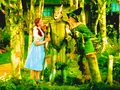 The Wizard of Oz - Dorothy, Tin Man and Scarecrow - the-wizard-of-oz fan art
