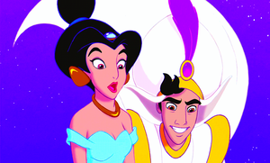  Walt disney Screencaps - Princess jazmín & Prince aladdín