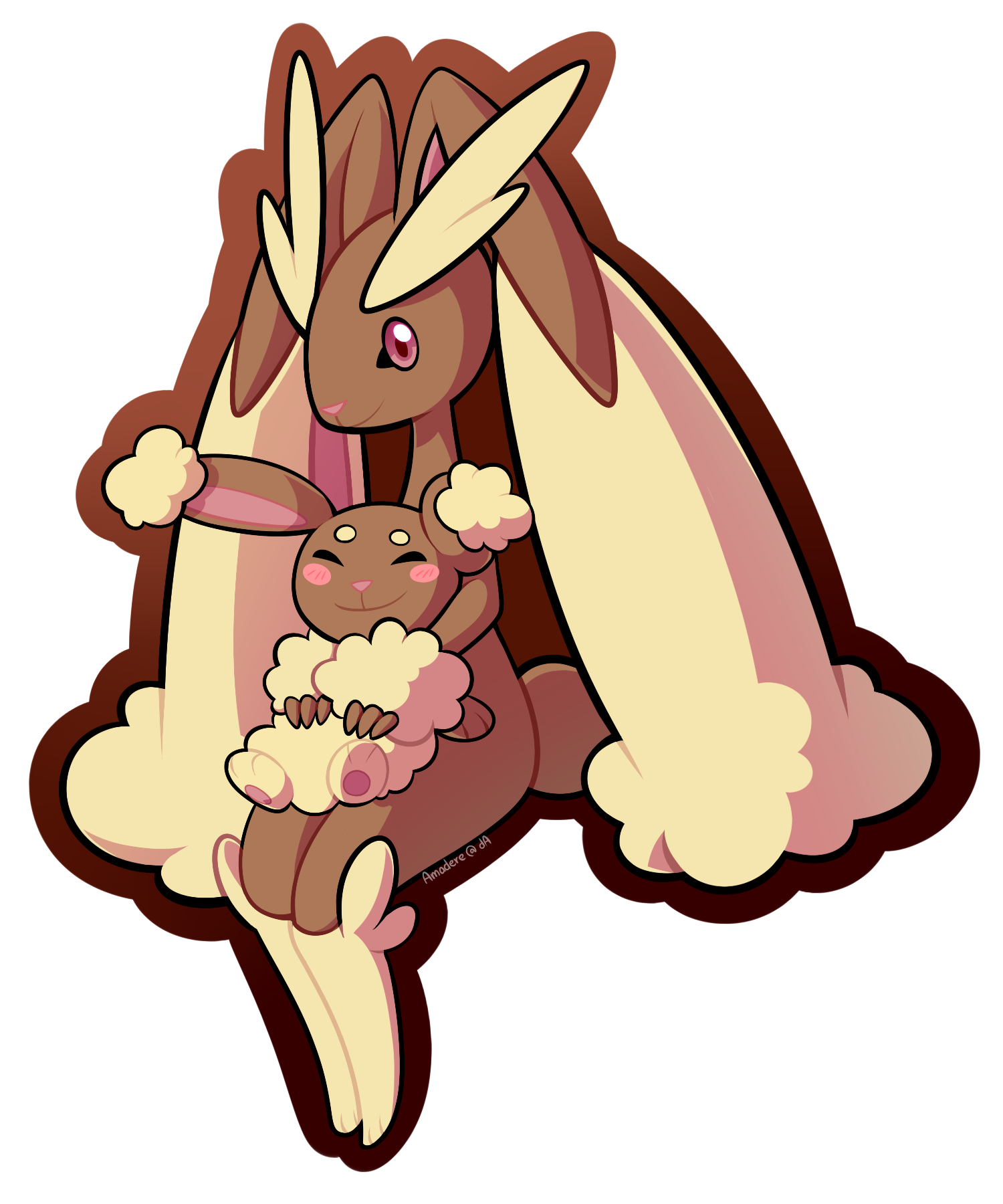The This SOUND of Cute dawn club Photo: buneary and lopunny.