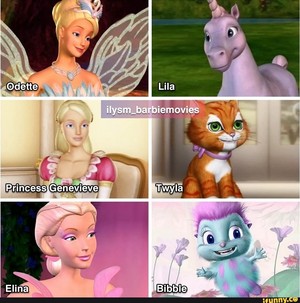  Barbie Princesses with their Pets