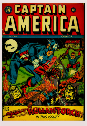  Captain America Comics no 19 | October 1942 | Al Avison cover art