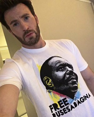  Chris supporting 'FreeRusesabagina campaign'