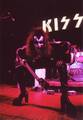 Gene ~Long Beach, California...February 17, 1974 (KISS Tour)  - kiss photo
