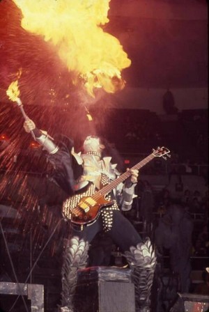  Gene ~Uniondale, New York...February 21, 1977 (Rock and Roll Over Tour)