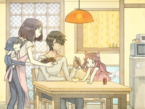  Hana, Ookami, Yuki and Ame
