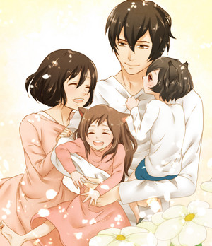  Hana, Ookami, Yuki and Ame