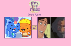 Happy Tree Frïends Couple Meme (2) Blank By HobbyPony On DevïantArt