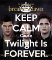 Keep calm cause Twilight is FOREVER - twilight-series fan art