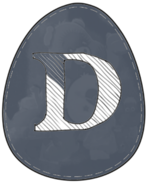 Letter D Free Prïntable Easter Egg