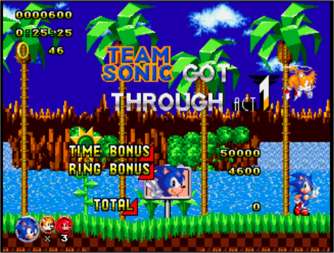 My Sonic Classic Heroes Stage 1 sonic no glitch record - Sonic the Hedgehog  Photo (44378027) - Fanpop
