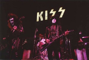  Paul and Gene ~Long Beach, California...February 17, 1974 (KISS Tour)