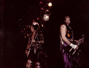  Paul and Gene ~Marquette, Michigan...March 20, 1985 (Animalize Tour)