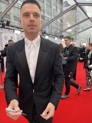  Sebastian Stan | EE British Academy Film Awards 2022 - Red Carpet Arrivals