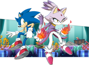  Sonic and Blaze