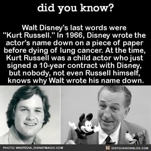  Walt Disney's Last Conversation With Kurt Russell