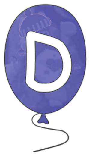  D Balloon font