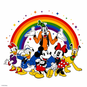  Disney pelangi, rainbow