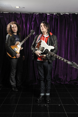 Frank Iero and Ray Toro - Guitar World Photoshoot - 2011