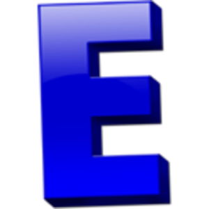 Icon Letter E PNG Transparent Background, Free Download #21668