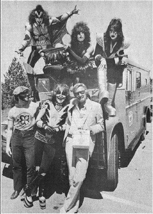  Kiss and Stan Lee ~Depew, New York...May 25, 1977 (Borden Chemical Company) Marvel Comics