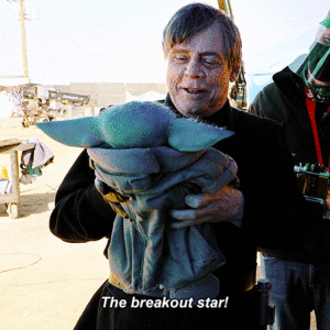  Mark Hamill and Grogu on the set of The Book of Boba Fett | ディズニー Gallery: The Book of Boba Fett