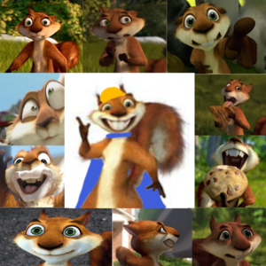 Over The Hedge Hammy faces