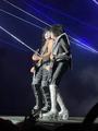 Paul and Tommy ~Santiago, Chile...April 20, 2022 (End of the Road Tour)  - kiss photo
