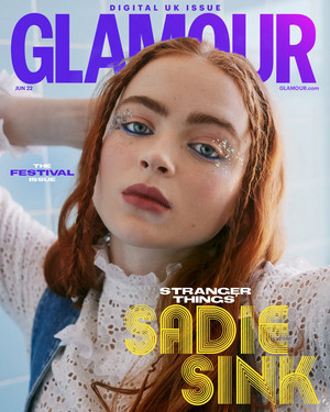 Sadie Sink - Glamour UK Cover - 2022