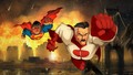 dc-comics - Superman vs Omni Man 2a wallpaper