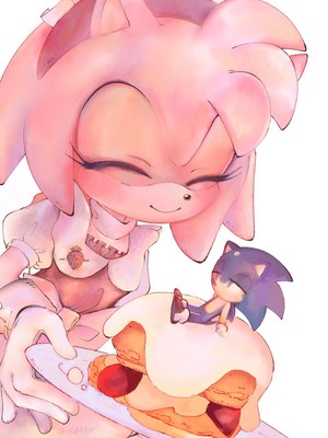 amy and sonic🧁