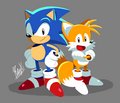 sonic-the-hedgehog - sonic and tails wallpaper